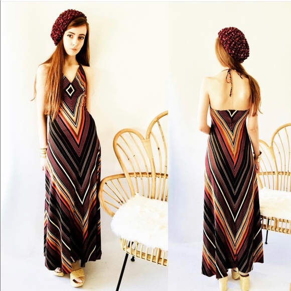 70s halter dress